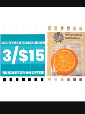 🆕10 Vitalizing Orange Skincare Pads